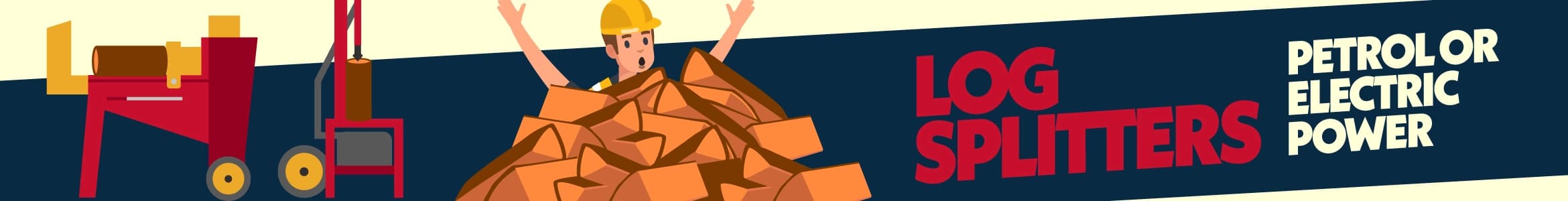 Log splitters hire - browse and book