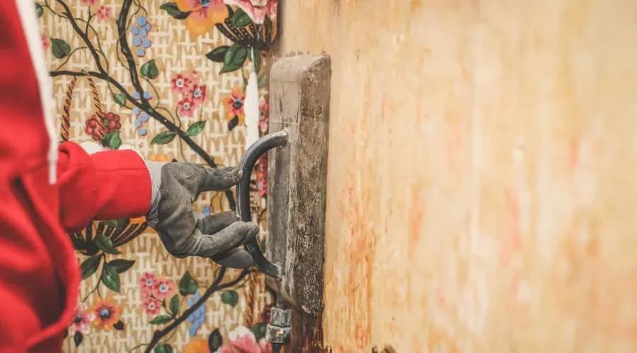 How to use a steam wallpaper stripper