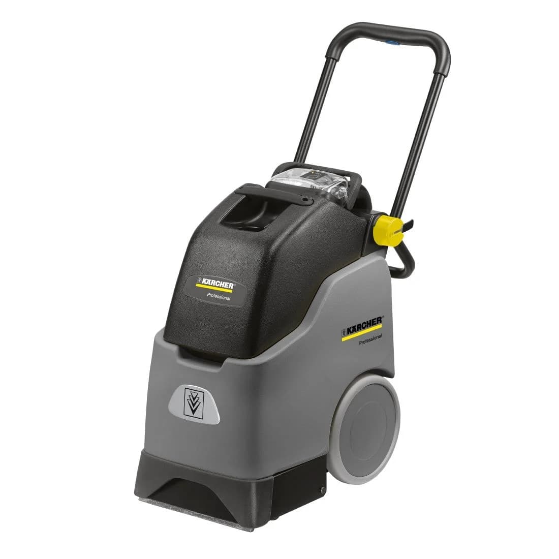 Step-on commercial vacuum